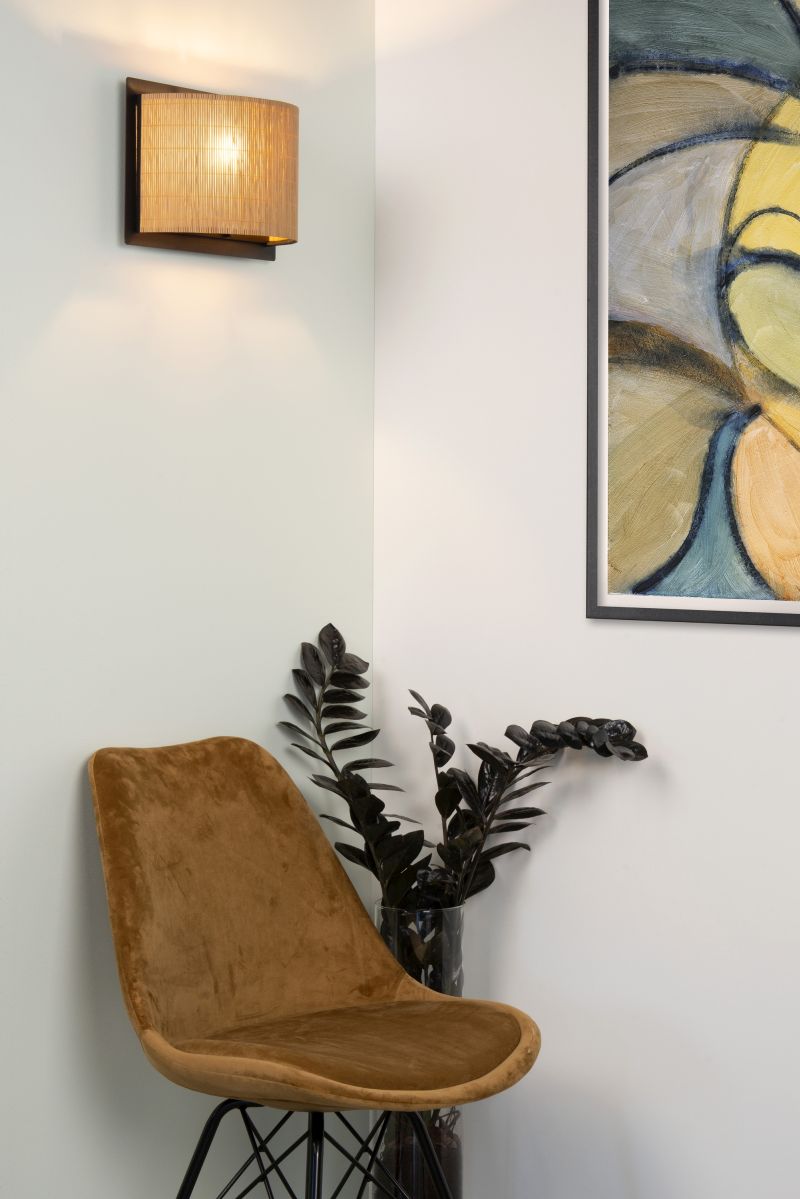 Lucide MAGIUS - Nástenné svietidlo - 1xE27 - Natural